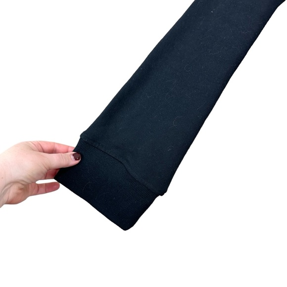 A.L.C. Embroidered Gold Palm Trees Flared Sleeve Hoodie Sweatshirt Size Small - Picture 3 of 6